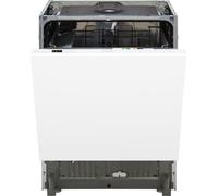 Indesit D2IHD526UK Fully Integrated Full Size Dishwasher - White Control Panel with Fixed Door Hinge Kit White