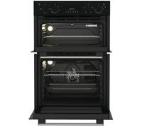 Indesit Dii 10D B Electric Built-In Double Oven - Black