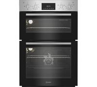 Indesit Electric Built In Double Oven - Stainless Steel