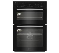 Indesit DII 10D B Built In Electric Double Oven - Black - A/A Rated, Black