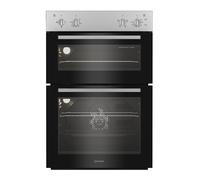 Indesit DII10NS Electric Built In Double Oven - Silver