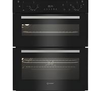 Indesit DUI 10D B - Black Built Under Double Oven - 48L + 36L Energy
