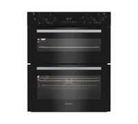Indesit DUI 10D B Built-Under Electric Double Oven - 59L & 37L Capacit