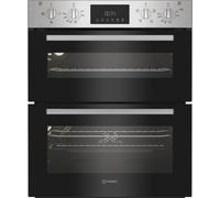 Indesit DUI 10D IX Built Under Electric Fan Double Oven - Stainless Steel