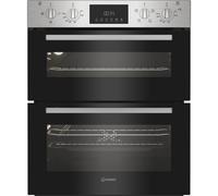 Indesit DUI 10D IX Built Under Electric Fan Double Oven - Stainless Steel
