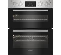 Indesit DUI 10D IX Built Under Electric Fan Double Oven - Stainless Steel