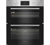 Indesit DUI 10D IX Built Under Electric Fan Double Oven - Stainless Steel