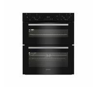Indesit DUI10DB Built Under Double Electric Oven - Black