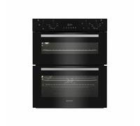 Indesit DUI10DB Black Built Under Electric Fan Double Oven