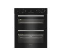 Indesit DUI10DB Electric Built Under Double Oven - Black DUI10DB