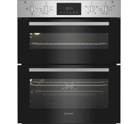Indesit DUI 10D IX Built Under Electric Fan Double Oven - Stainless Steel