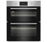 Indesit DUI12DIX Built Under Electric Double Oven in Stainless Steel C