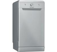 Indesit 9 Place Settings Freestanding Slimline Dishwasher - Silver