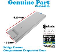 INDESIT Genuine Fridge Freezer Compartment Evaporator Door C00314323