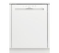 Indesit I3BL626UK Semi Integrated Standard Dishwasher - White Control Panel - E Rated, White