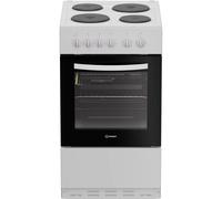 Indesit I5E3KMW Electric Single Cooker 50CM - 60L with Solid Plate Hob
