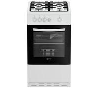 I5G1KMW 50cm 55l Gas Single Cooker with 4 Gas Burner Hob - White