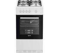 I5G1KMW 50cm 55l Gas Single Cooker with 4 Gas Burner Hob - White