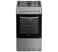 Indesit I5G3PMX 50cm Dual Fuel Cooker - Stainless Steel