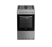 Indesit I5G3PMX 500mm Freestanding Gas Cooker 4-Burner Hob S/Steel