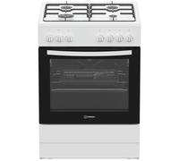 Indesit I6G3PMW/UK 60cm Dual Fuel Cooker - White, White