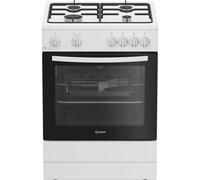 Indesit I6GGMMW/UK 60cm Gas Cooker - White, White