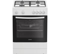 Indesit I6GGMMW/UK 60cm wide Single Oven Gas Cooker - White