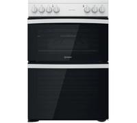 Indesit ID67V9KMW/UK cooker Freestanding cooker Electric Ceramic White