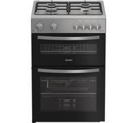 Indesit IDG6GS 60cm Gas Cooker with Double Oven