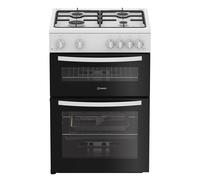 IDG6GW 60cm Gas Double Cooker - White