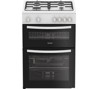 IDG6GW 60cm Gas Double Cooker - White