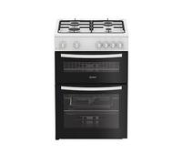 IDG6GW 60cm Gas Double Cooker - White