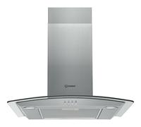 Indesit IHGC6.5LMX 60Cm Curved Glass Hood