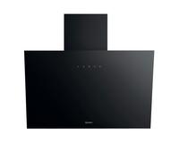 Indesit IHVP 62F LT K - Black Cooker Hood - 60cm Wide - LED Lighting