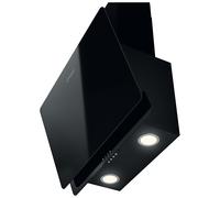 Indesit IHVP65FLMK 60cm Chimney Hood in Black Glass 3 Speed Fan