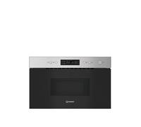 Indesit IMK12XUK 750W Built In Microwave - Stainless Steel