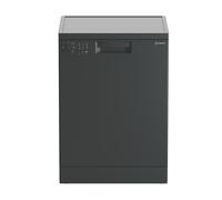 Indesit IN2FE13DT9AUK Freestanding Dishwasher 13-Place Graphite Push&Go 30 Min