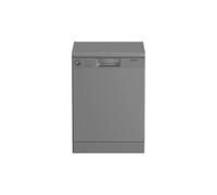Indesit IN2FE13DT9SUK 60cm Freestanding Dishwasher - 13 Place Settings, Push&Go, Silver, E Rated