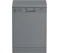Indesit IN2FE13DT9SUK - Silver Dishwasher - 60cm Freestanding - E Energy Rating