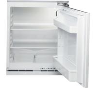 Indesit INBUL011.UK Integrated Under Counter 82cm Fridge - Fixed Door Fixing Kit - White - E Rated, White