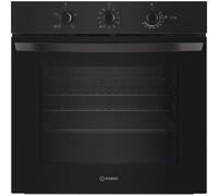 Indesit IO 232H B UK Built In Electric Single Oven - Black - A Rated, Black