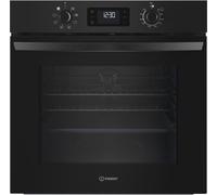 Indesit Turn&Go Built In Electric Single Oven - Black - A Rated