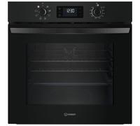 Indesit Turn&Go Built In Electric Single Oven - Black - A Rated