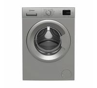 Indesit Push&Go IP 846S 8kg Freestanding Washing Machine - Silver - Push&Go One-Touch Programmes, 1400rpm Spin, Energy Efficient, Quick Wash, Cotton, Mixed, Delicates & Eco Cycles