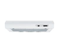 Indesit ISLK66FLSW 60cm Visor Cooker Hood in White 3 Speed Fan