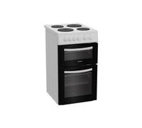 Indesit Ite5Emw Slim Double Electric Cooker - White
