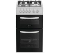 Indesit ITG5GMW Gas Cooker with Separate Grill A+
