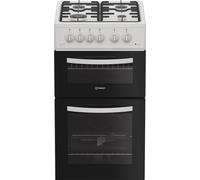 Indesit ITG5GMW Gas Cooker with Separate Grill A+
