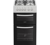 Indesit ITG5GMW Gas Cooker with Gas Hob 50cm Free Standing White New
