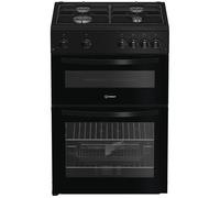 Indesit ITG6GB 60cm Gas Cooker - Black - A+ Rated, Black